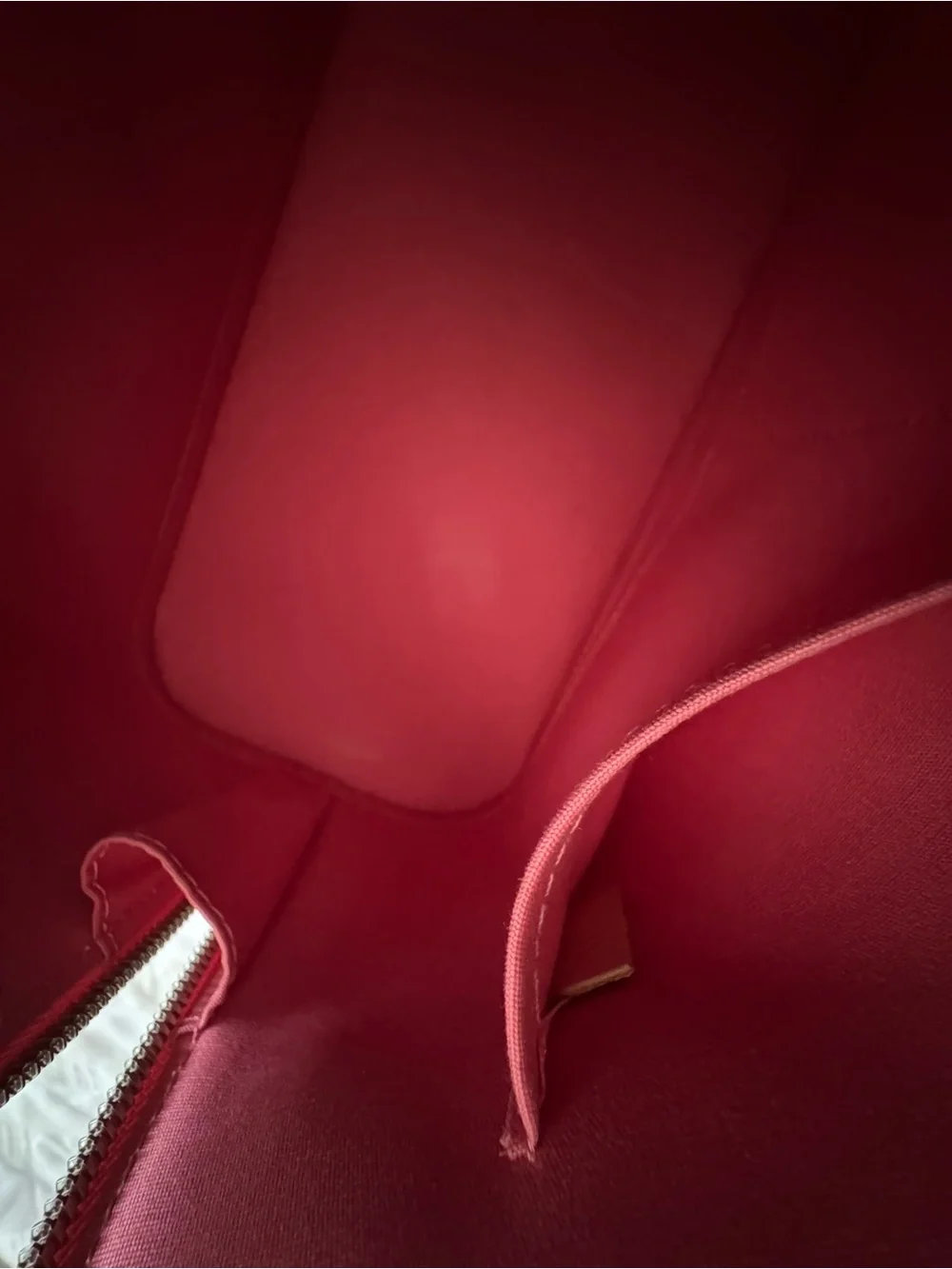 Louis Vuitton Coral Vernis Alma Satchel